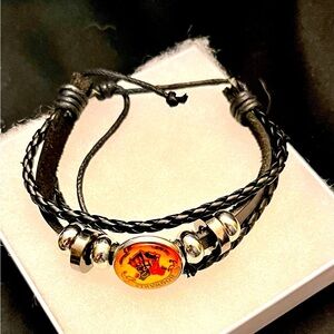 Harry Potter Hogwarts Adjustable Braided Bracelet Child Tween Teen Goth New Gift